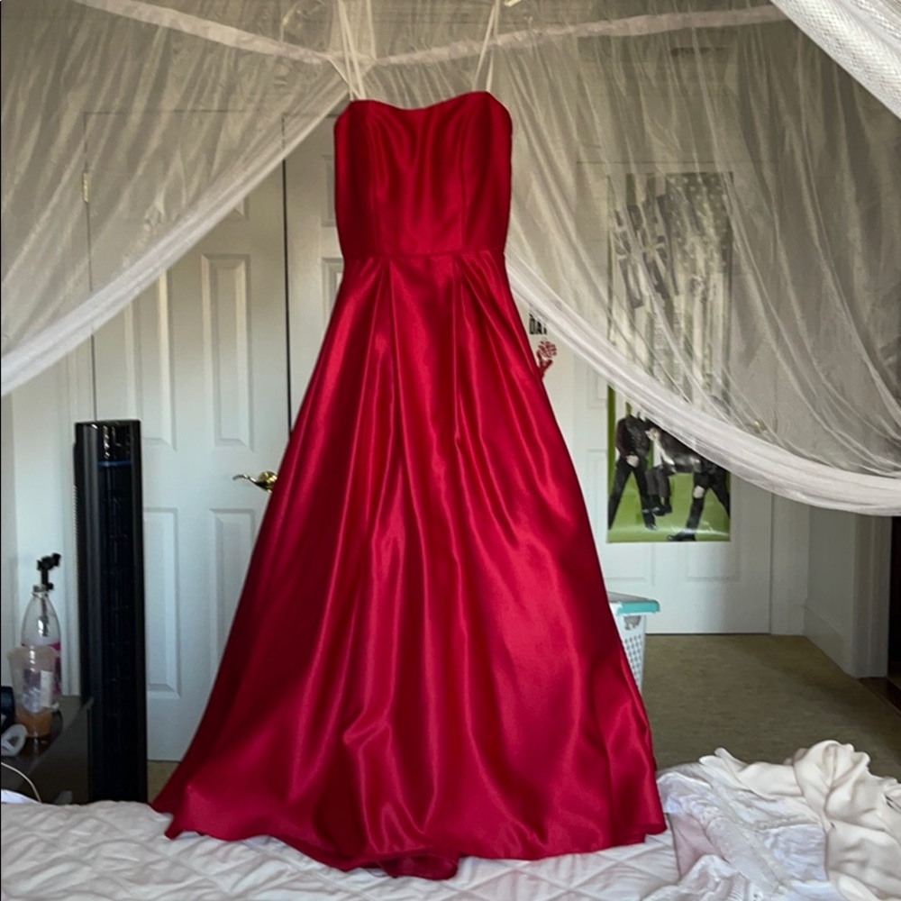Betsy & Adam Red Gown